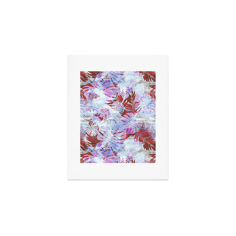 Schatzi Brown Motuu Tropical White Art Print