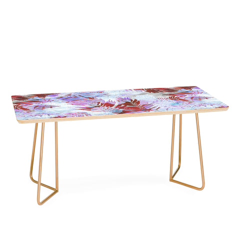 Schatzi Brown Motuu Tropical White Coffee Table