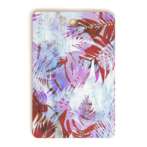 Schatzi Brown Motuu Tropical White Cutting Board Rectangle