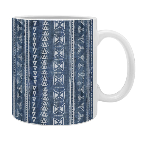 Schatzi Brown Mud Cloth 5 Denim Coffee Mug
