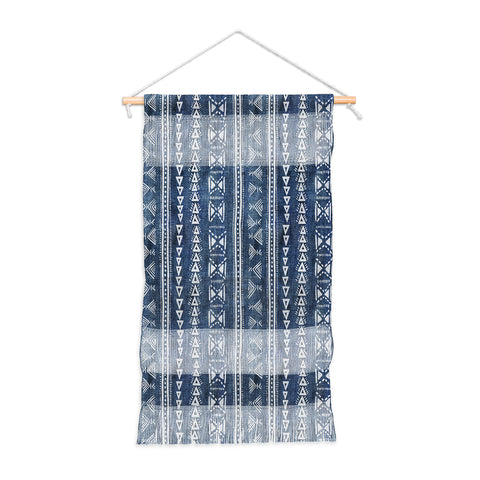 Schatzi Brown Mud Cloth 5 Denim Wall Hanging Portrait