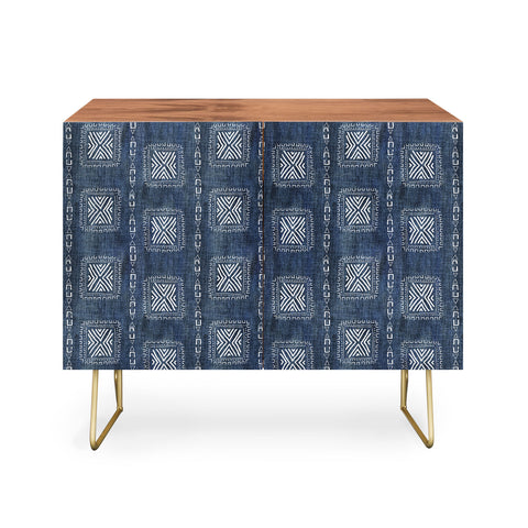 Schatzi Brown Mudcloth 3 Denim Credenza