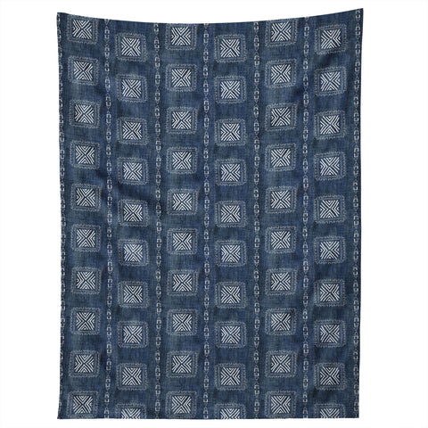 Schatzi Brown Mudcloth 3 Denim Tapestry