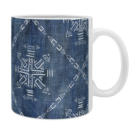 Schatzi Brown Mudcloth 4 Denim Coffee Mug