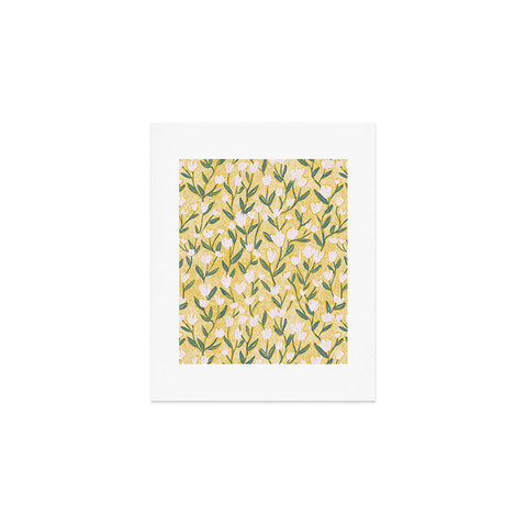Schatzi Brown Ninna Floral Yellow Art Print
