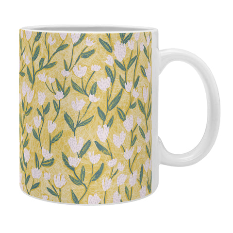 Schatzi Brown Ninna Floral Yellow Coffee Mug