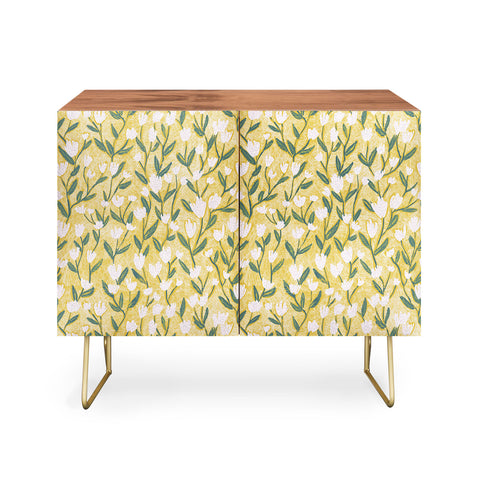 Schatzi Brown Ninna Floral Yellow Credenza