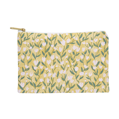 Schatzi Brown Ninna Floral Yellow Pouch