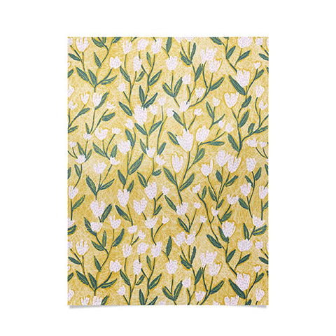 Schatzi Brown Ninna Floral Yellow Poster