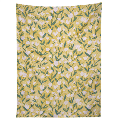 Schatzi Brown Ninna Floral Yellow Tapestry