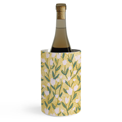 Schatzi Brown Ninna Floral Yellow Wine Chiller