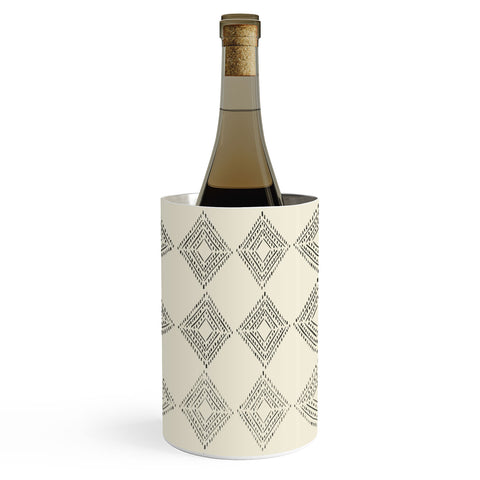 Schatzi Brown Nora Fancy Diamond Beige Wine Chiller