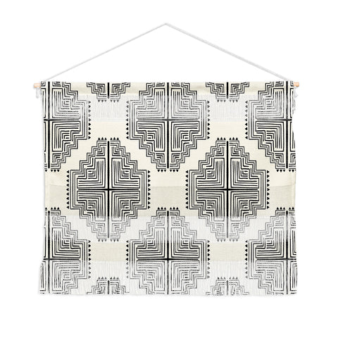 Schatzi Brown Nora Farmhouse Black and Cream Wall Hanging Landscape