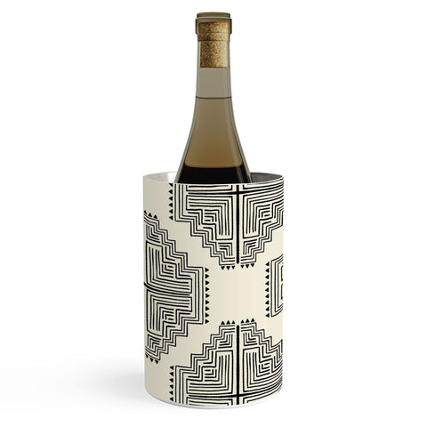 Schatzi Brown Nora Farmhouse Black and Cream Wine Chiller