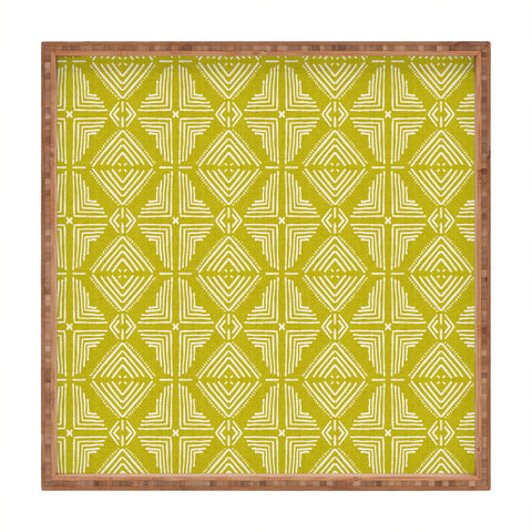 Schatzi Brown Nora Tile Lime Square Tray