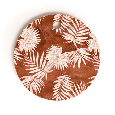 Schatzi Brown Osprey Orange Cutting Board Round