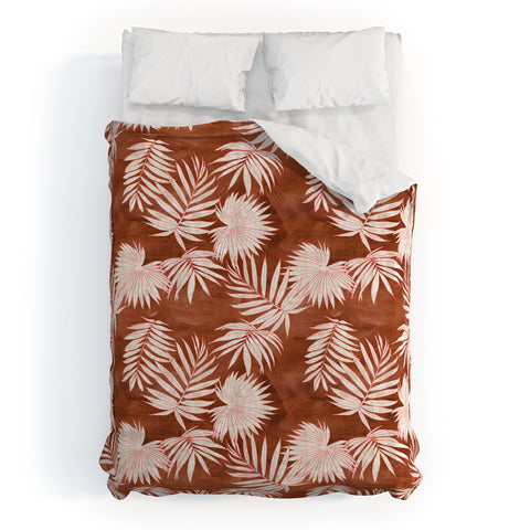 Schatzi Brown Osprey Orange Duvet Cover