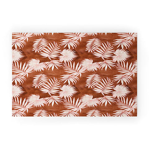 Schatzi Brown Osprey Orange Welcome Mat
