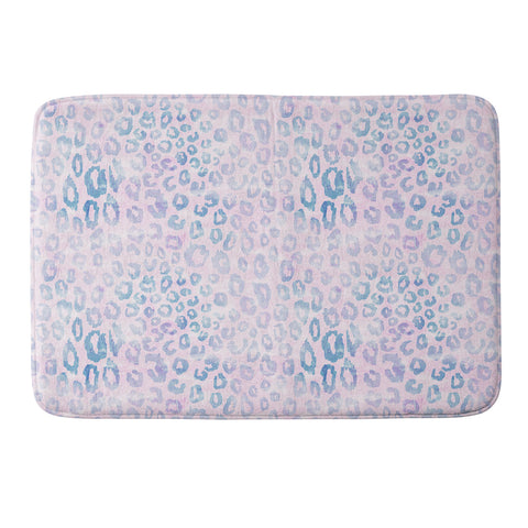 Schatzi Brown Pastel Jaguar Memory Foam Bath Mat