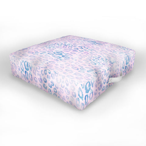 Schatzi Brown Pastel Jaguar Outdoor Floor Cushion