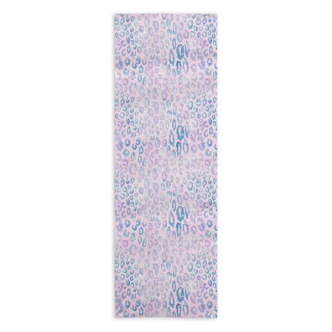 Schatzi Brown Pastel Jaguar Yoga Towel