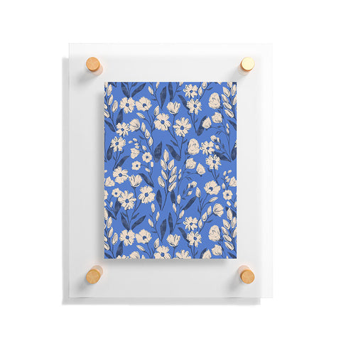 Schatzi Brown Penelope Floral Bluebell Floating Acrylic Print