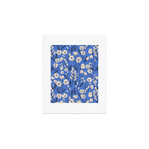 Schatzi Brown Penelope Floral Bluebell Art Print