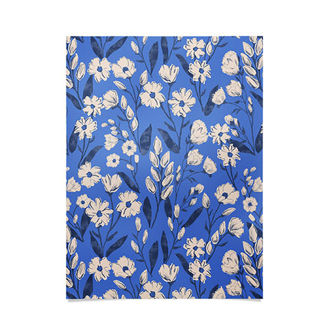 Schatzi Brown Penelope Floral Bluebell Poster