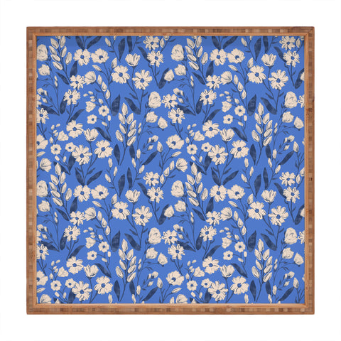 Schatzi Brown Penelope Floral Bluebell Square Tray