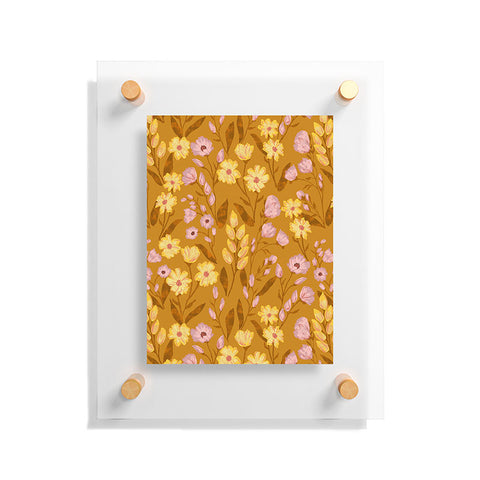 Schatzi Brown Penelope Floral Bronze Floating Acrylic Print
