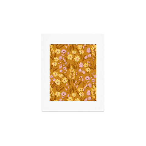 Schatzi Brown Penelope Floral Bronze Art Print