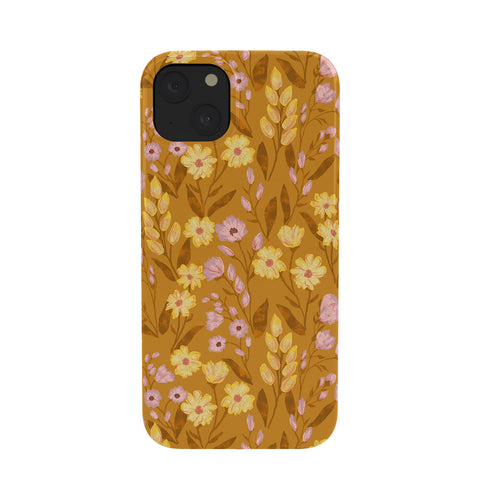 Schatzi Brown Penelope Floral Bronze Phone Case