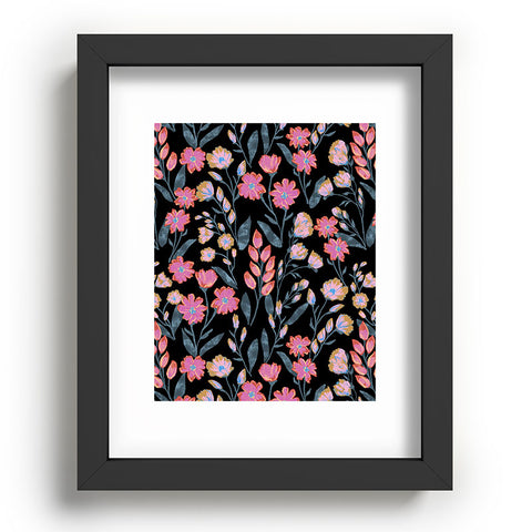 Schatzi Brown Penelope Floral Noir Brights Recessed Framing Rectangle