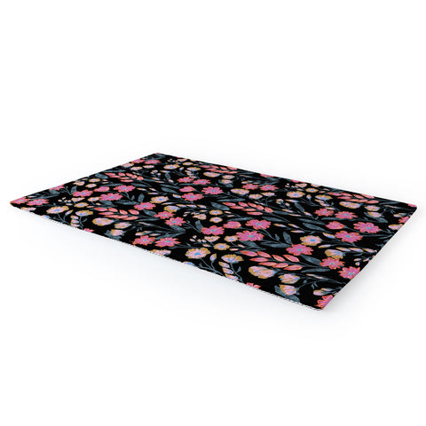 Schatzi Brown Penelope Floral Noir Brights Area Rug