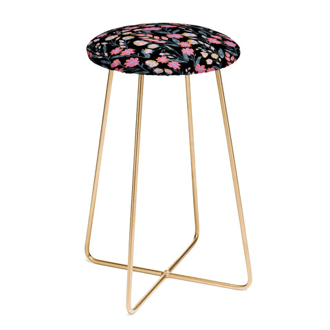 Schatzi Brown Penelope Floral Noir Brights Counter Stool