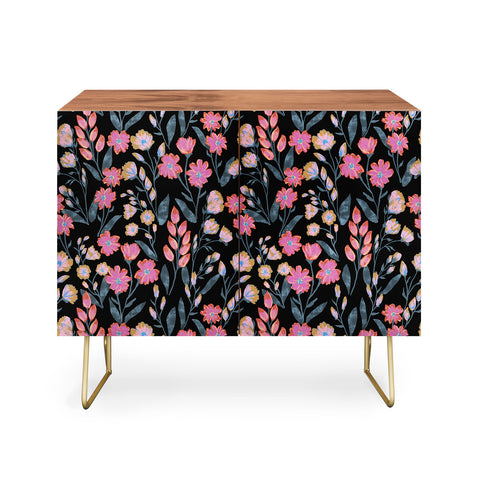 Schatzi Brown Penelope Floral Noir Brights Credenza