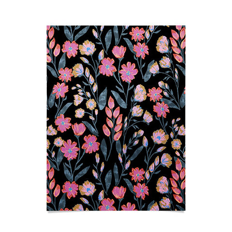 Schatzi Brown Penelope Floral Noir Brights Poster