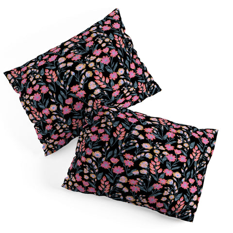 Schatzi Brown Penelope Floral Noir Brights Pillow Shams