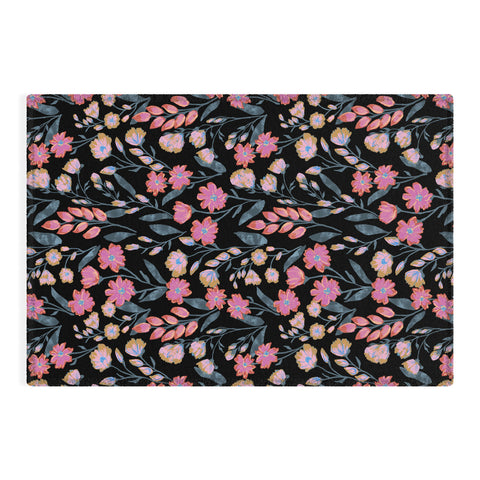 Schatzi Brown Penelope Floral Noir Brights Outdoor Rug
