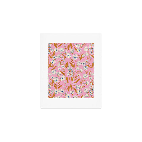 Schatzi Brown Penelope Floral Pink Art Print
