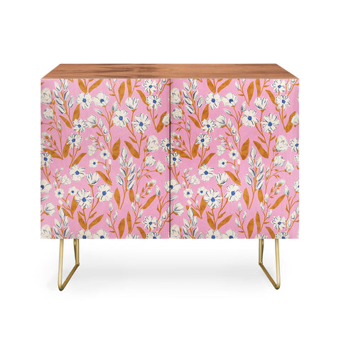 Schatzi Brown Penelope Floral Pink Credenza