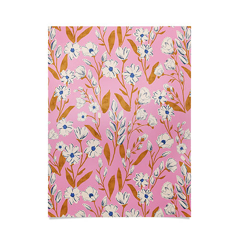 Schatzi Brown Penelope Floral Pink Poster