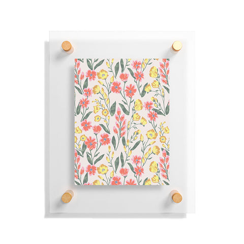 Schatzi Brown Penelope Floral Summer Floating Acrylic Print