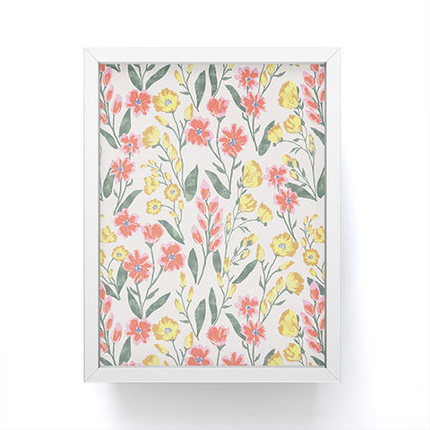 Schatzi Brown Penelope Floral Summer Framed Mini Art Print