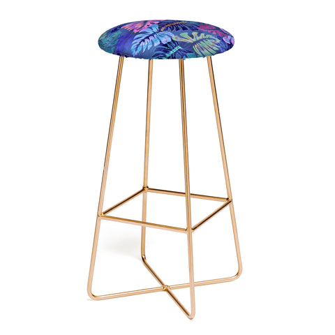 Schatzi Brown Phoenix Tropical Indigo Bar Stool