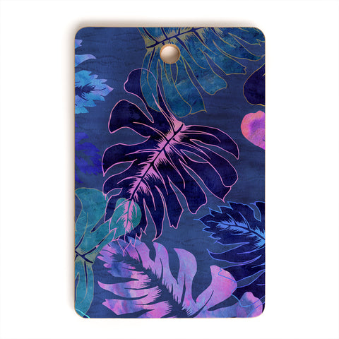 Schatzi Brown Phoenix Tropical Indigo Cutting Board Rectangle