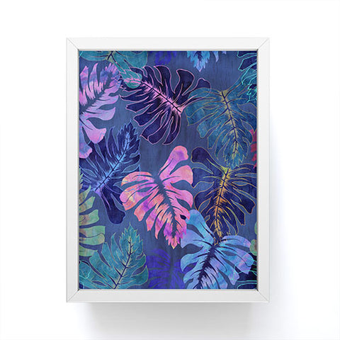 Schatzi Brown Phoenix Tropical Indigo Framed Mini Art Print