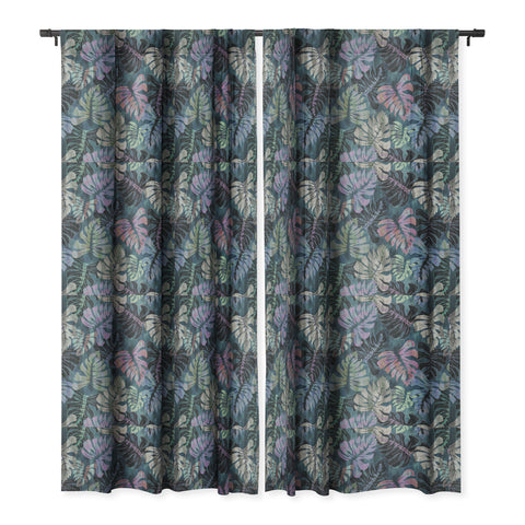 Schatzi Brown Phoenix Tropical Juniper Blackout Window Curtain