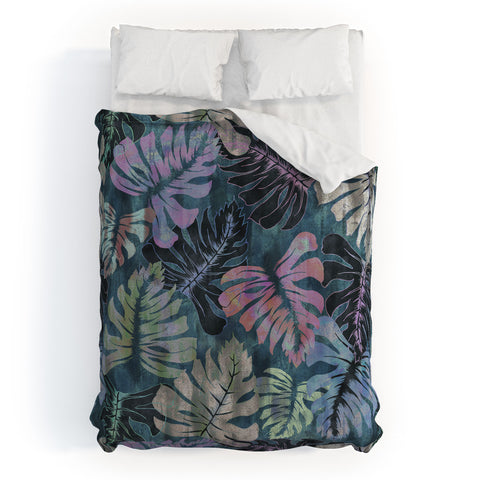 Schatzi Brown Phoenix Tropical Juniper Duvet Cover