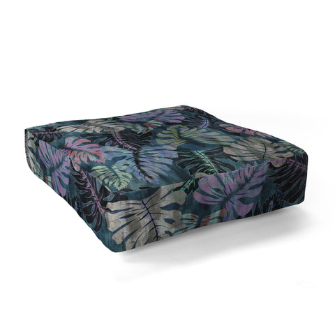 Schatzi Brown Phoenix Tropical Juniper Floor Pillow Square